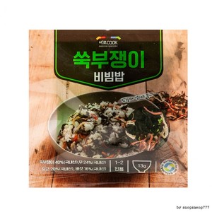 우리들녁 쑥부쟁이 비빔밥 13g(1-2인용)